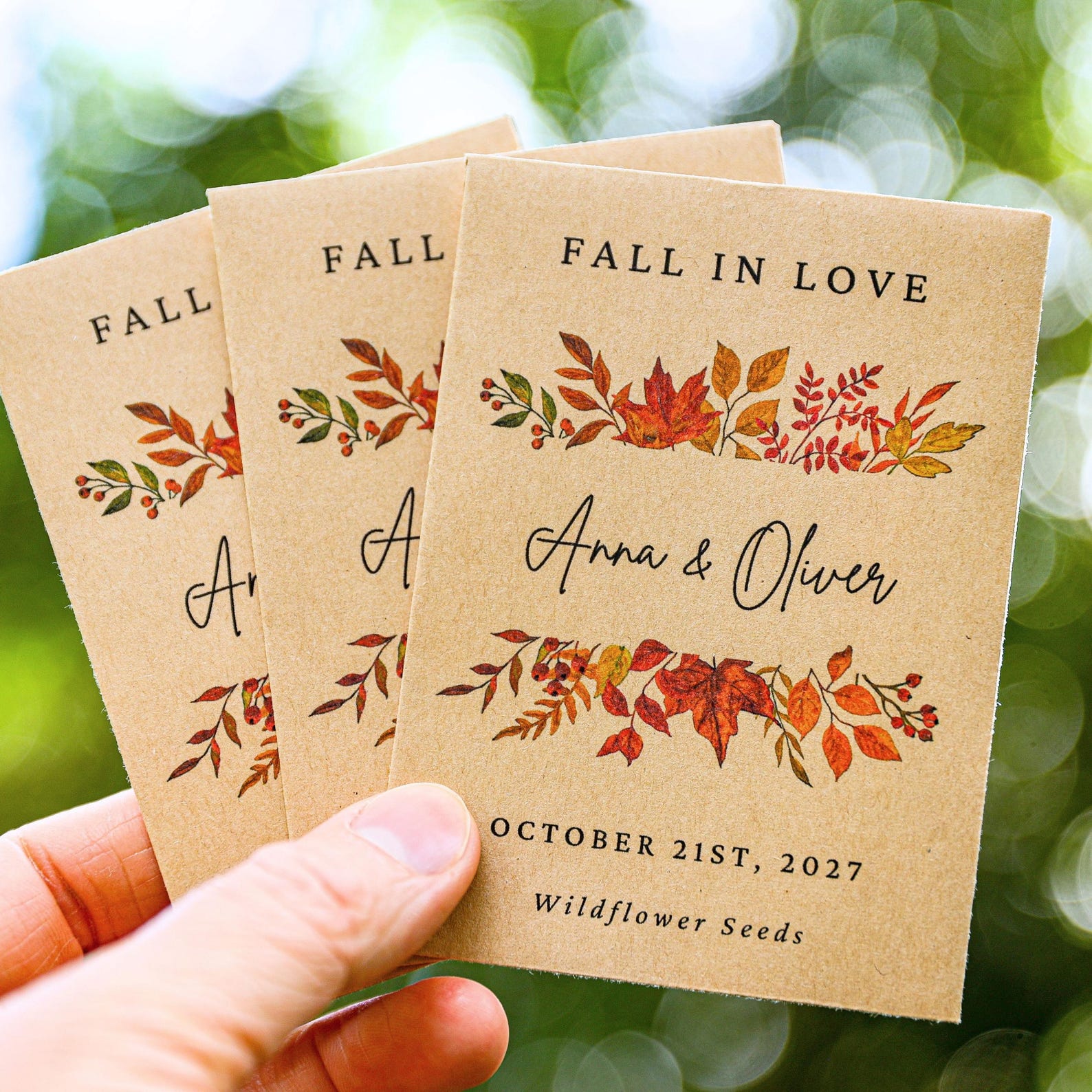 Wedding Favors for Fall and Autumn Theme in Love Reception Gift for ...