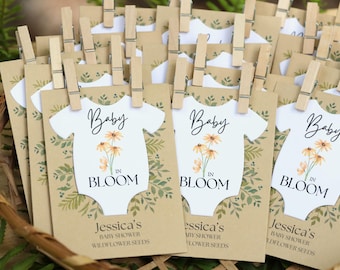 Baby in Bloom Shower Favors for Guest Gifts Bulk - Boy Girl Neutral Party Decor Boho