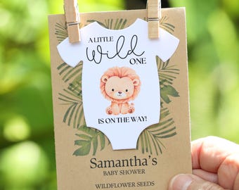 Safari Favors - Jungle Baby Shower Wild One Boho Animal Theme Boy Girl Guest Gifts Lion Giraffe Monkey Zebra  Elephant