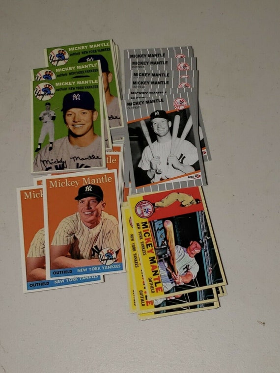 Mickey Mantle New York Yankees Assorted Baseball Cards 5 Card Lot Mickey Mantle New York Yankees Assorted Baseball Cards 5 Card Lot