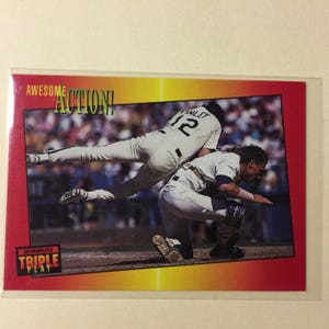 1992 Donruss potrójny grać podgląd kart #8 zabawy w Ballpark i #5 niesamowite działanie "Rzadkich kart"