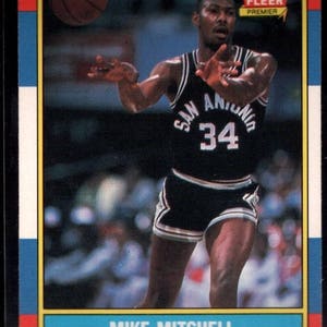 1986-87 Fleer San Antonio Spurs Team Set 8 - NM/MT