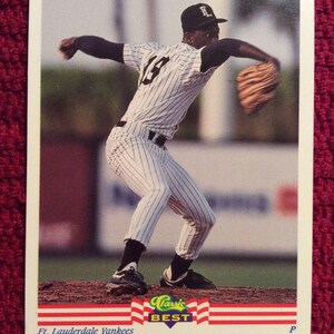 1992 klassieke beste PR2 promotionele kaart Brien Taylor Ft. Lauderdale Yankees