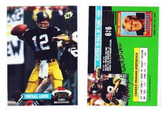 1992 Topps Stadium Club Football Legend #6 Terry Bradshaw