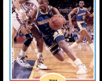 1990-91 Fleer Tim Hardaway Rookie Card #63 Mint Condition