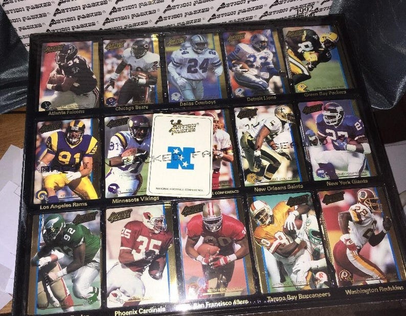 NFL 1992 Action Packed Football Factory Sealed Set Gold Standard