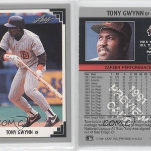 1991 liść Podgląd #11 Tony Gwynn San Diego Padres baseball Card