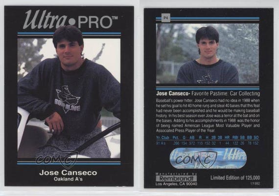 how rare are pokemon ex cards Amazon.com: 1987 Topps #620 Jose Canseco Oakland Athletics Rookie Card