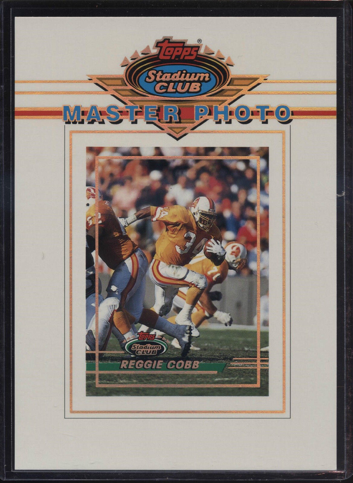 1993 Topps Stadium Club 5x7 Master Photo Reggie Cobb Tampa Bay
