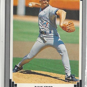 1991 liść Preview #26 Dave Stieb Toronto niebieski Jays karta baseballowa Mint warunek
