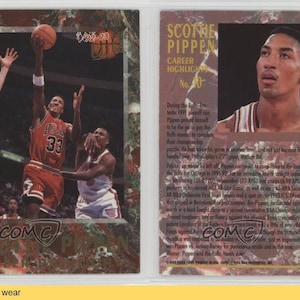 Destaques da carreira Fleer Ultra 1992-93 # 10 Scottie Pippen Chicago Bulls Card Mint Condition