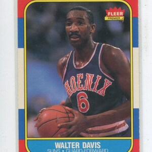 1986-87 Fleer #23 Walter Davis Phoenix Suns in der Nähe von Mint