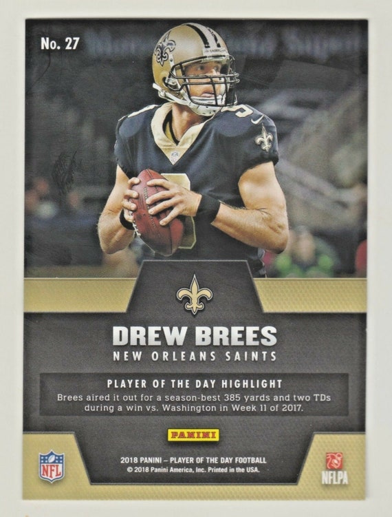 2017 Panini Score Football Color Rush #11 Drew Brees Saints