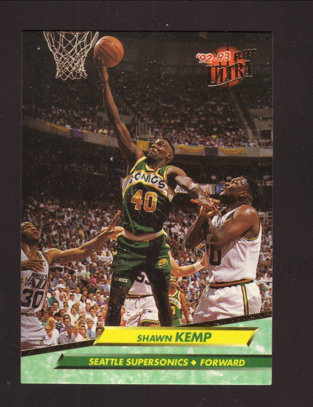 Shawn Kemp1992-93 Fleer Ultraseattle Supersonics Mint - Etsy