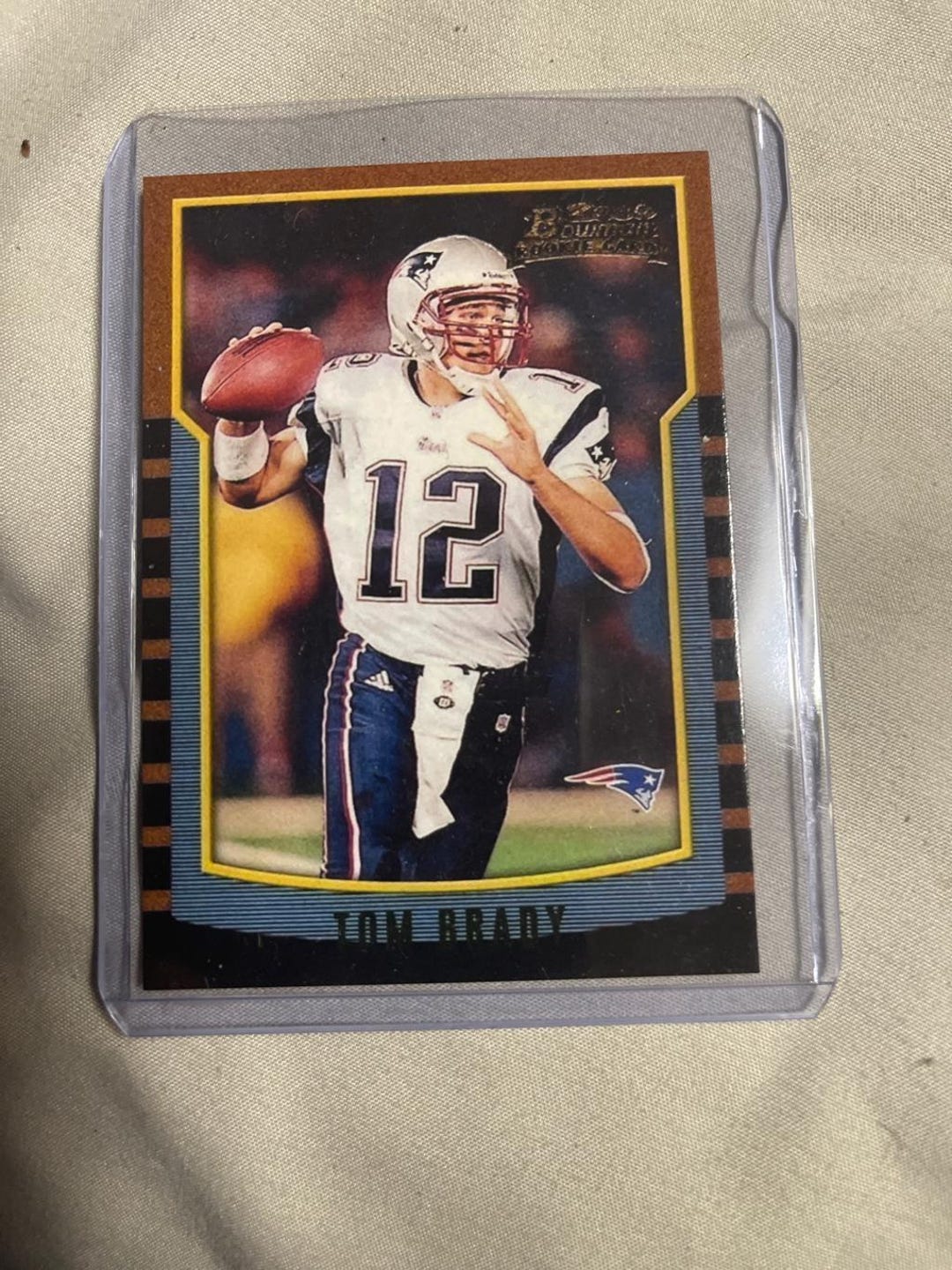 Reprint Bowman #236 Football Tom Brady ROOKIE RC Card New