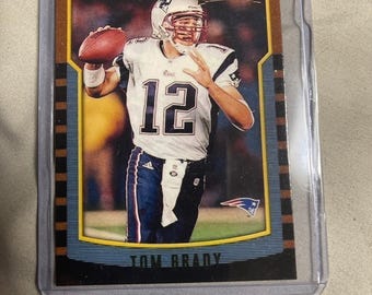 Reprint Bowman #236 Football Tom Brady ROOKIE RC Card New England Patriots