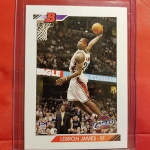 AUTHENTIEKE LeBron James 1992 Style Rookie Card Custom ACEO Kaarten