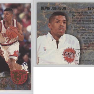 1992-93 fleer Ultra todos NBA #15 soles de Kevin Johnson Phoenix baloncesto tarjeta perfecto estado