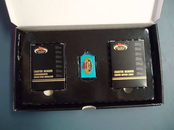 1991 Topps Stadium Club Charter Member Set: Nolan Ryan Medallion, 50 Cards ,key Chain,hat Pin - Etsy 1991 Topps Stadium Club Charter Member Set: Nolan Ryan Medallion, 50 Cards ,key Chain,hat Pin - Etsy