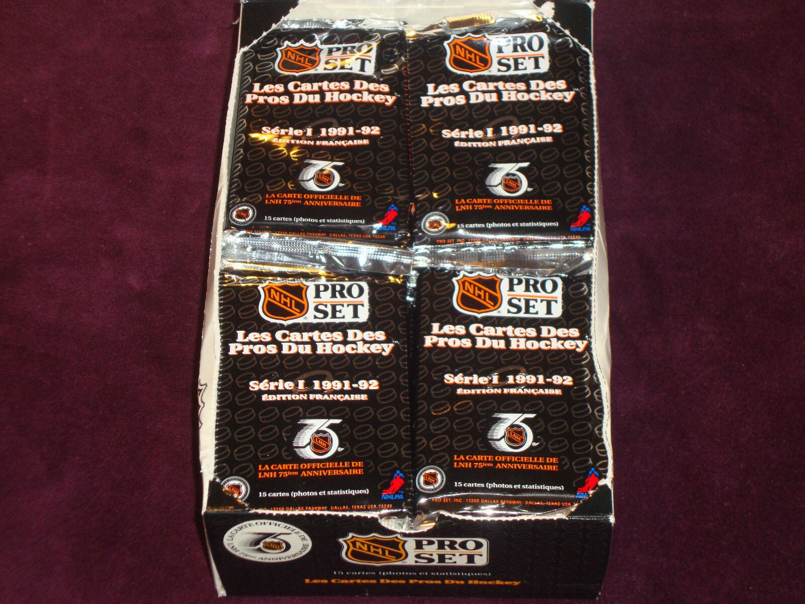 6pk 1991-92 PRO SET FRENCH Hockey Cards Pack Series 1 - Etsy Israel