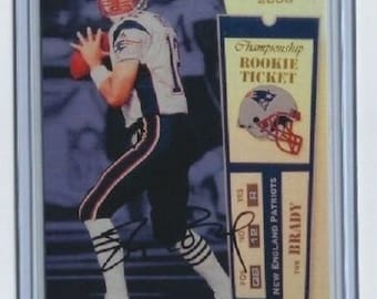 Playoff Contenders Championship Rookie Ticket Tom Brady Rare Fridge Magnet
