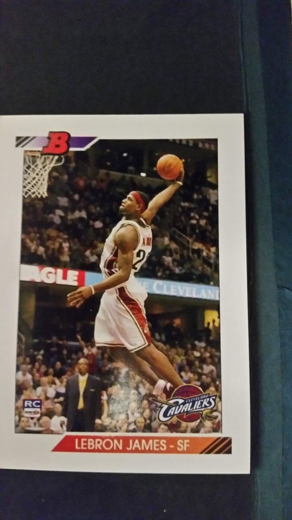 AUTHENTIC Lebron James 1992 Style Rookie Card Custom ACEO Cards - Etsy