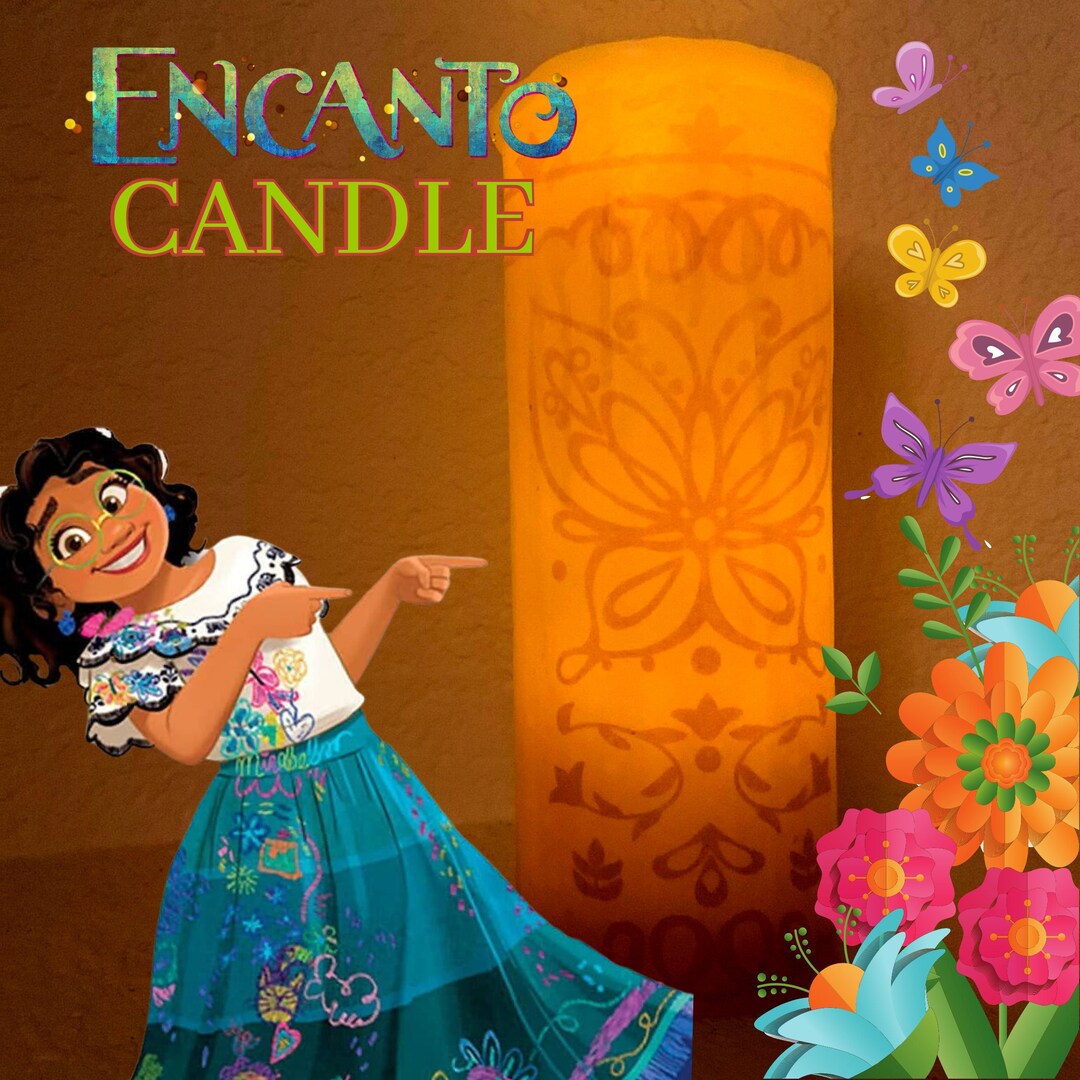 Encanto Candle Encanto Party Decorations Encanto Gift Etsy