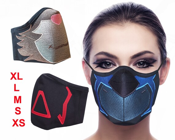 Eigenwijs Krijger Laatste Visions Masker Met Filter Zak En Neus Draad Visions - Etsy Nederland