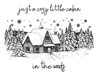 Cozy Little Cabin Print