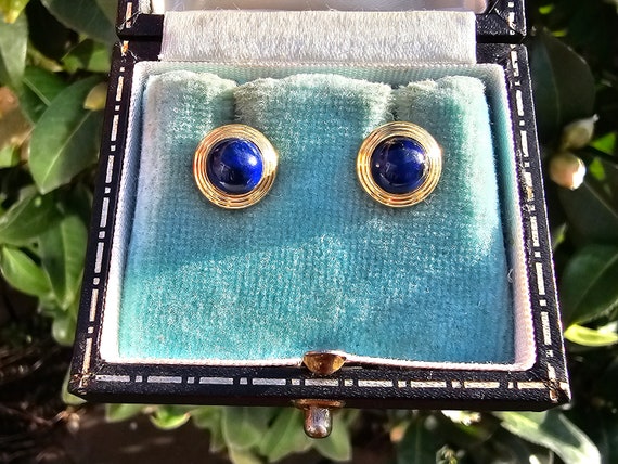 Native American Very Rare Domed Midnight Sky Lapis Sterling Silver Bracelet Native American Very Rare Domed Midnight Sky Lapis Sterling Silver Bracelet