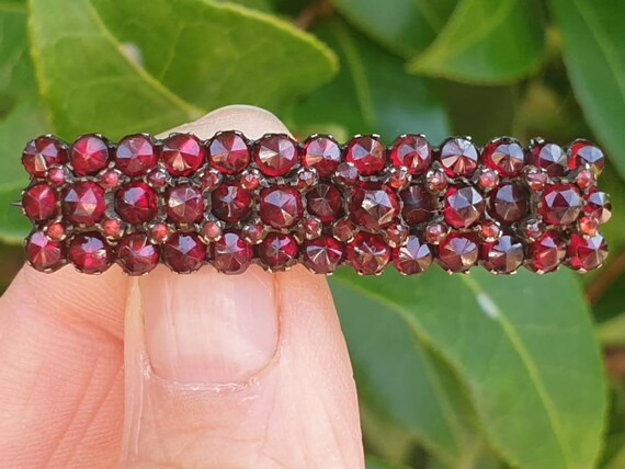 Antique Garnet Brooch