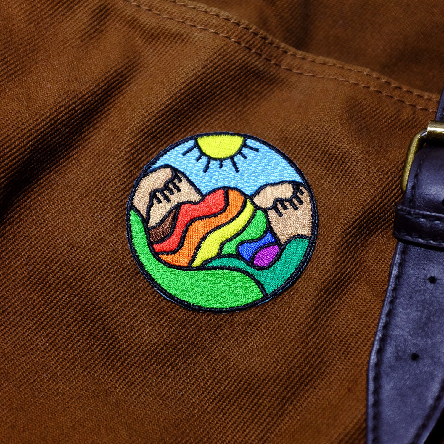 Rainbow Mountain Patch LGBT Queer Gay Nature Outdoors Scouts | Etsy