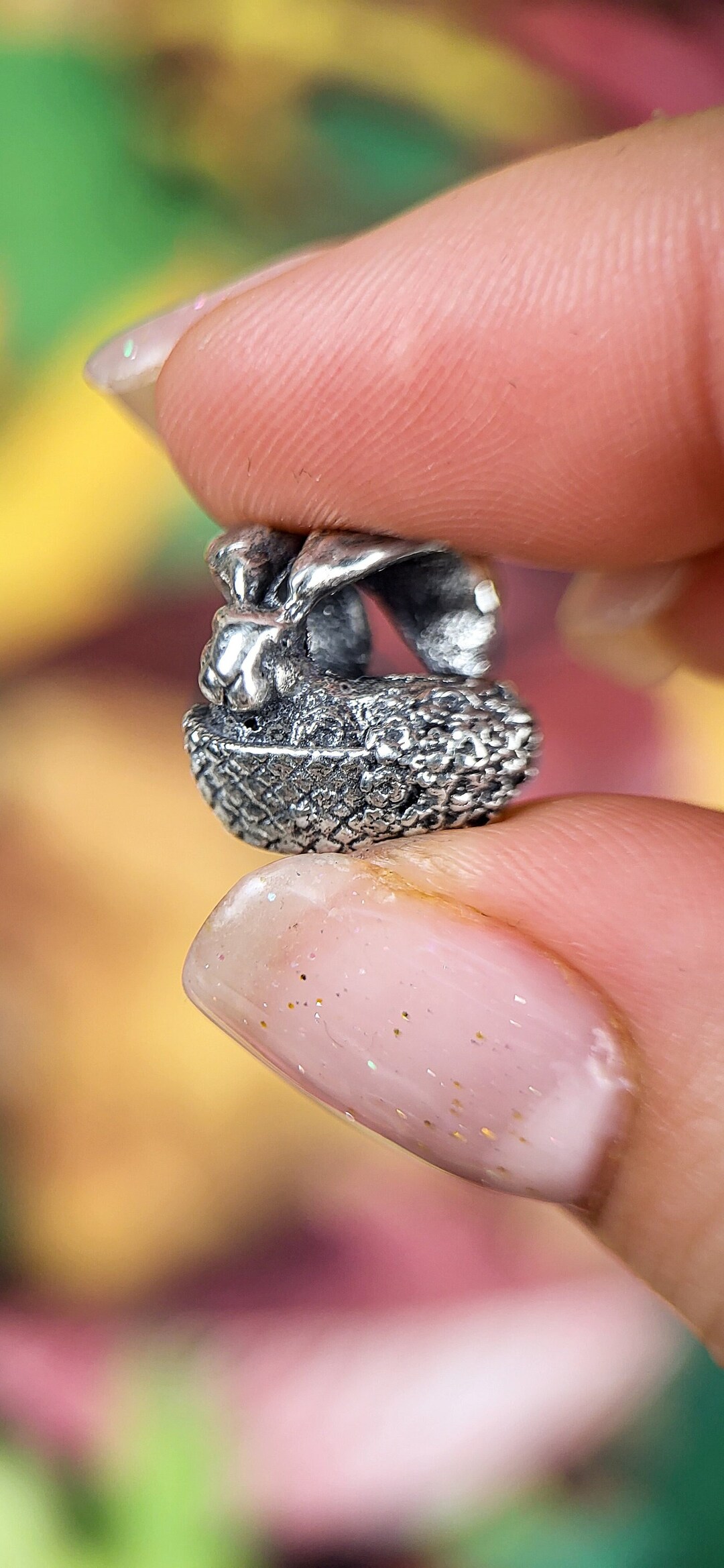 Easter Bunny Rabbit Bead for Bracelet, 925 Sterling Silver Charm ...