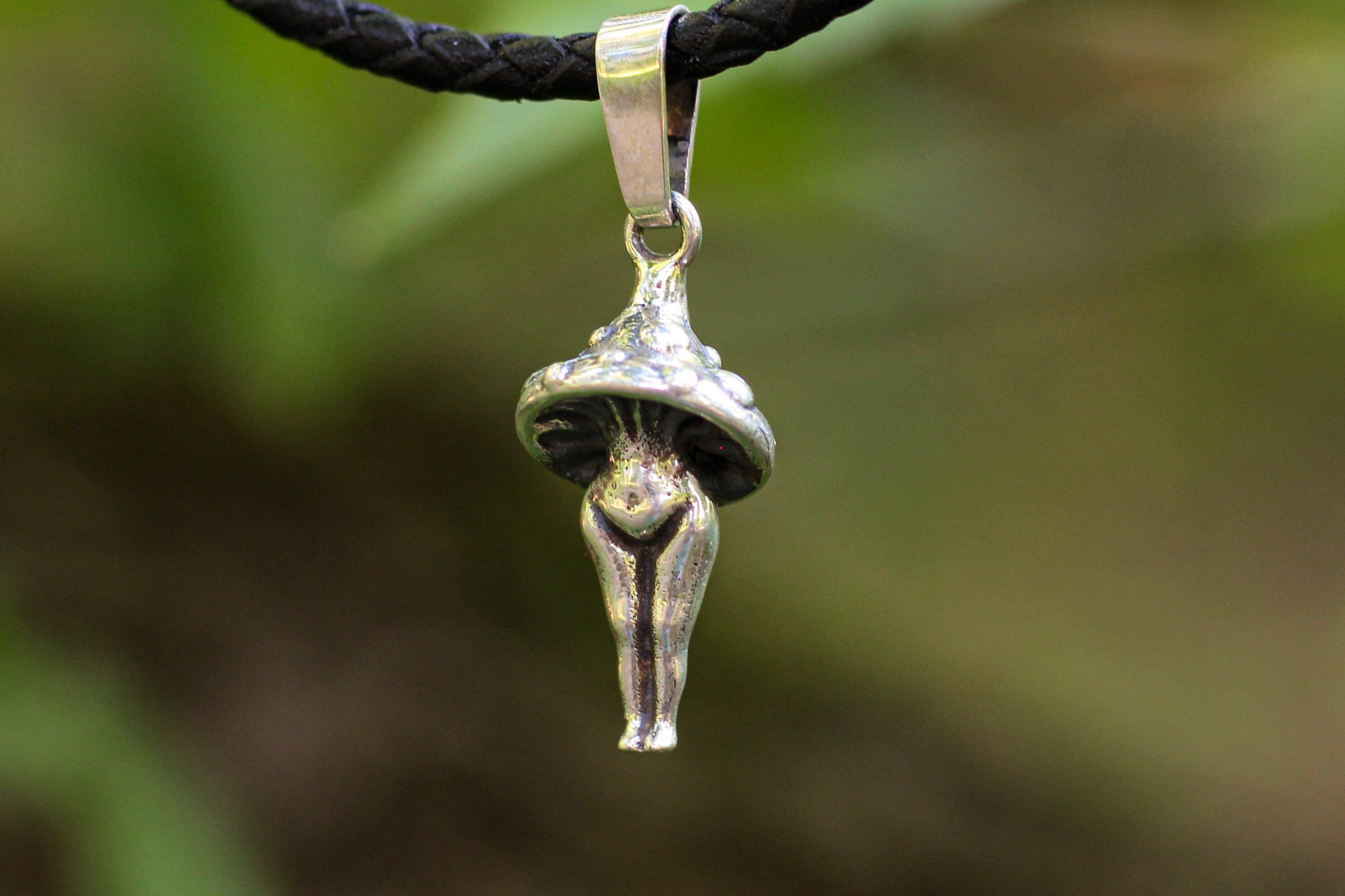 Choker Necklace Glass Mushroom Pendants Wholesale Magic Mushroom