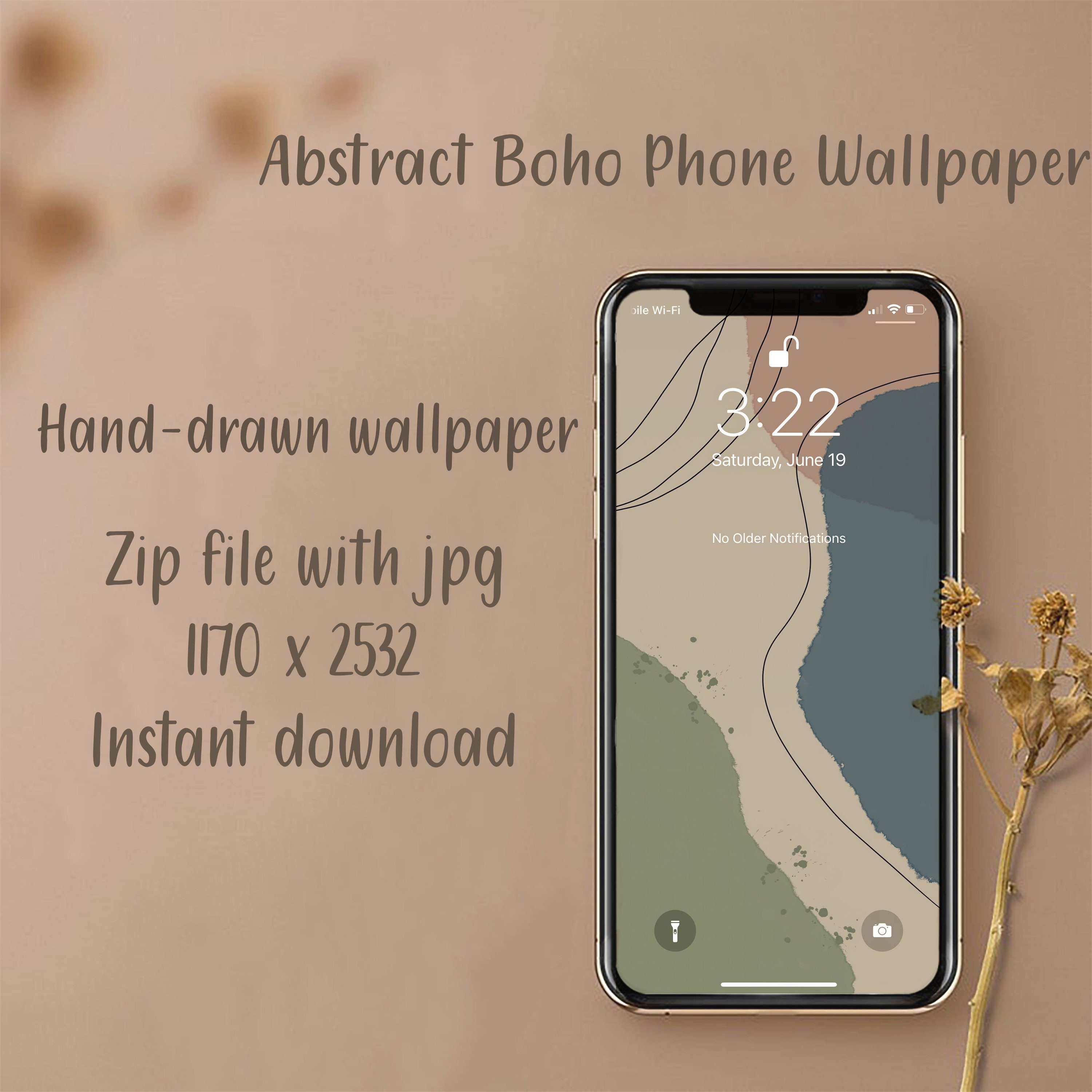 Abstract Boho Phone Wallpaper Aesthetic Boho Wallpaper - Etsy Abstract Boho Phone Wallpaper Aesthetic Boho Wallpaper - Etsy