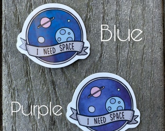 Galaxy Space Stickers, Glossy Waterproof Stickers, Laptop Stickers, Planet Stickers, Universe Space Stickers