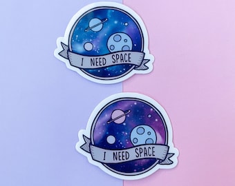 Planet Stickers, Space Laptop Stickers, Galaxy Space Stickers, Space Tumbler Stickers, Universe Space Stickers