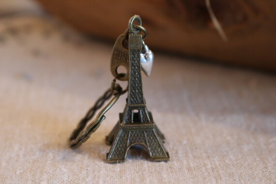 Eiffel Tower Paris Keychain, French Souvenir, Par… - image 3