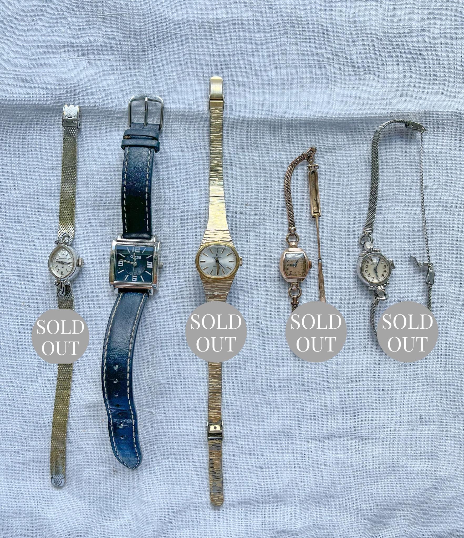 Lot of 6 womens vintage hard band watches Ladies Vintage Silver Watch Lot Sold Individually-dkny, Eve  main image 2