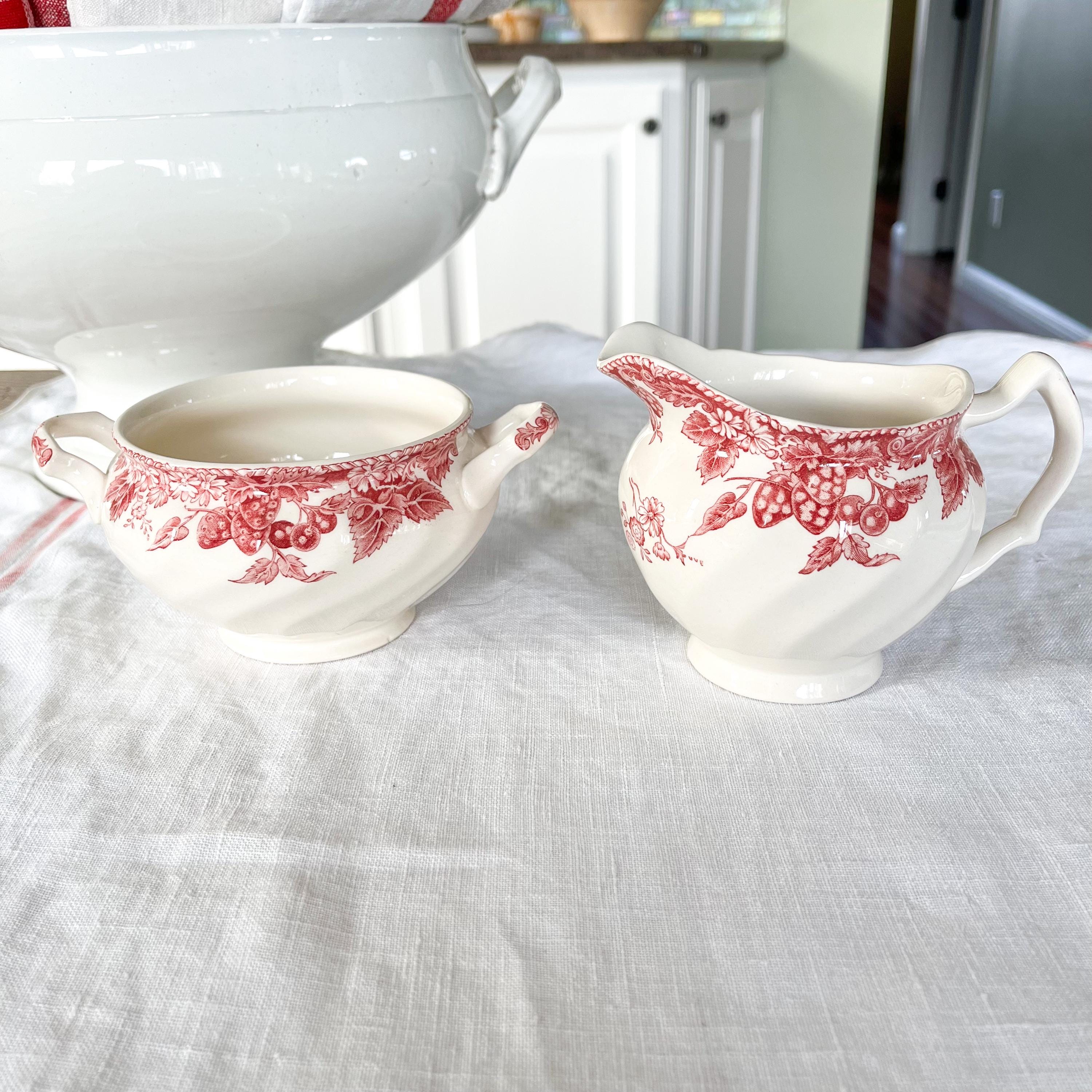 Set Zuccheriera E Lattiera In Ceramica Sweejar - 3 Pezzi Stile Royal Con Cucchiaio, Bianco - Foto 4