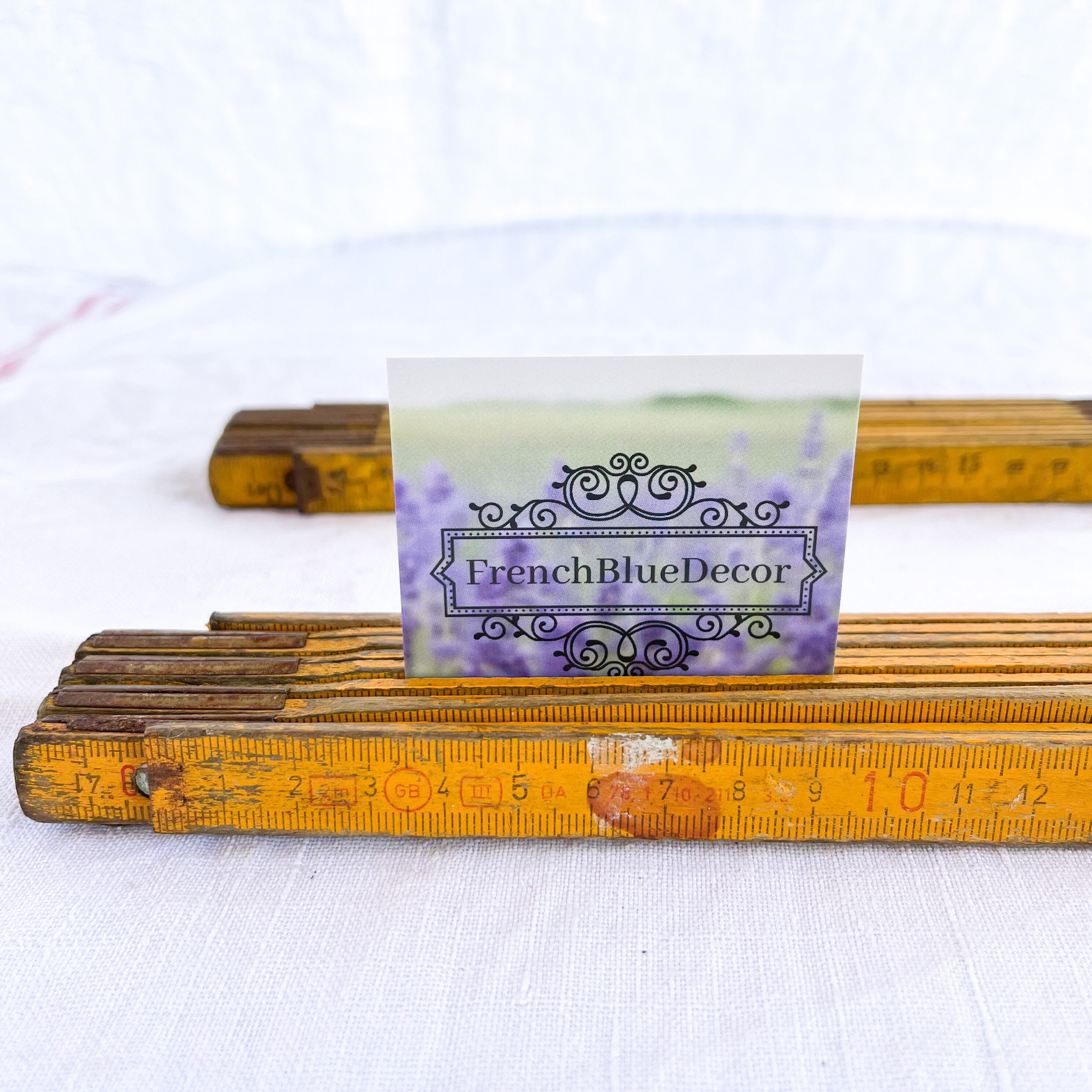 Vintage French Folding Wood Meter and Double Meter Rulers, French Meter ...