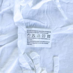 Beautiful French White Quilted Cotton Square Throw Pillow Covers, 2, Provençal Pillow Covers, Scalloped Edges, 16 X 16in, Found in Provence bild 5