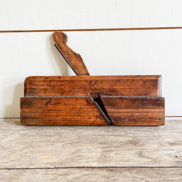 Antique Wood Hand Planer, Vintage Molding Plane, Antique Tool