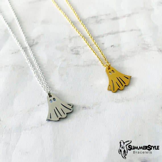 18 Halloween Accessories for a Little Everyday Spookiness 16 Mini Ghost Necklace