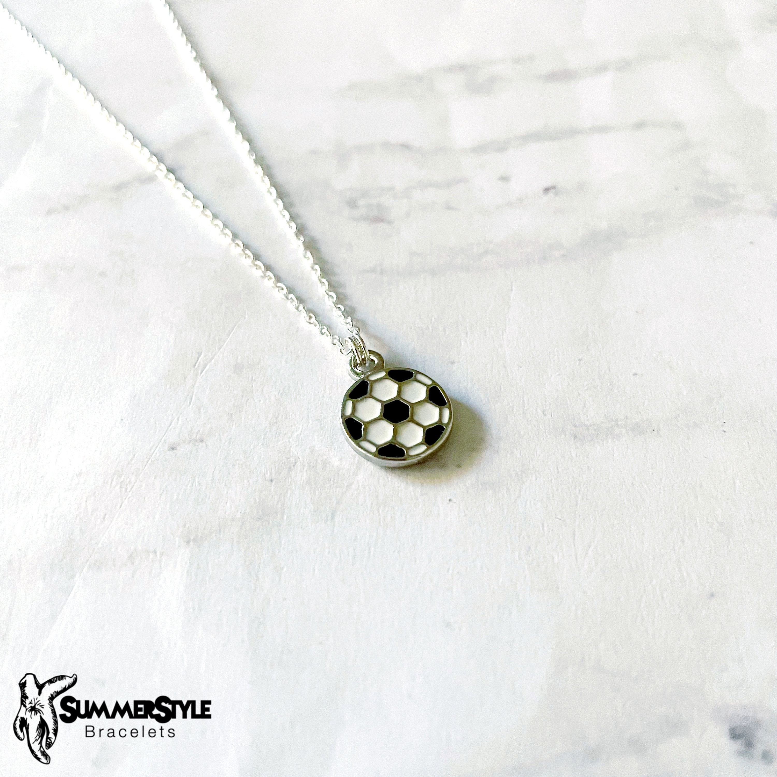 Collana Donna A Sfera In Argento, Con Alamari E Ciondolo A Forma Di Palla, Catena 45+5 Cm, Gioiello Punk E Armonia, Per Ragazze E Mamme