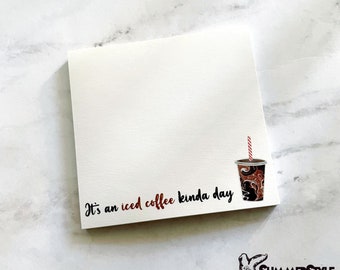 Mini Iced Coffee Notepad, Sticky Notes, Office Stationery, SummerStyle Bracelets