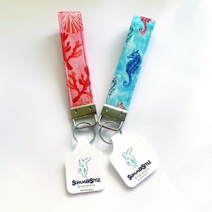 Llavero de pulsera Sea Life, cordón de 14 cm, cordón hecho a mano, pulseras SummerStyle