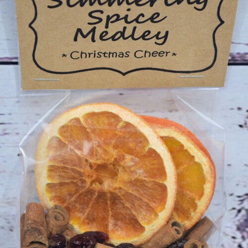 Set of 4 Dried Fruit Decorations Etsy