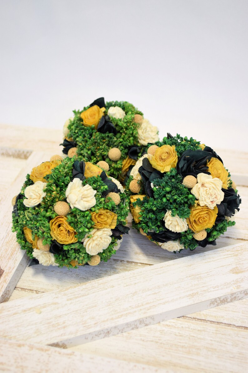 Mini Flower Balls Dried Mini Paper Flower Balls Decorative Etsy