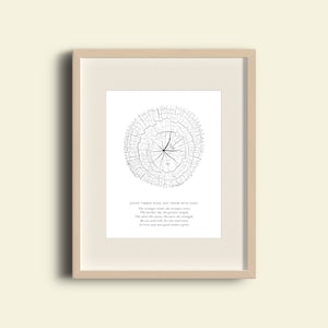 Good Timber Poem: 8x10 DIGITAL PDF DOWNLOAD, Good Timber, Tree, Poem